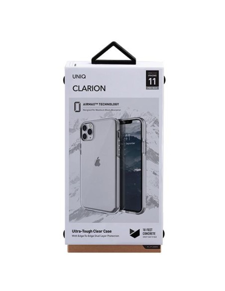 Uniq Clarion dėklas, skirtas iPhone 11 Pro Max - skaidrus Uniq Clarion dėklas, skirtas iPhone 11 Pro Max - skaidrus