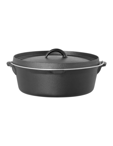 Katilinis ketaus medžioklės puodas ugnies grilio viryklės sk. 31cm 6L + STOVAS Katilinis ketaus medžioklės puodas ugnies grilio viryklės sk. 31cm 6L + STOVAS