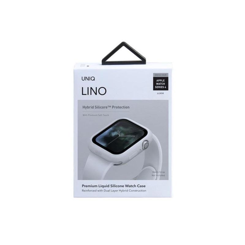 Uniq Lino dėklas Apple Watch 4 / 5 / 6 / SE 44mm - baltas