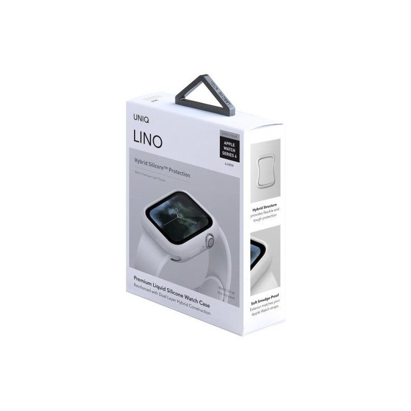 Uniq Lino dėklas Apple Watch 4 / 5 / 6 / SE 44mm - baltas