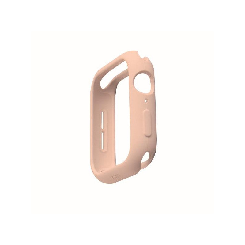 Uniq Lino dėklas Apple Watch 4 / 5 / 6 / SE 44mm - rožinis