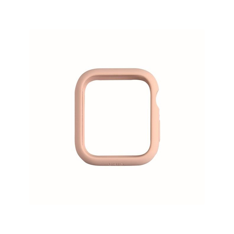 Uniq Lino dėklas Apple Watch 4 / 5 / 6 / SE 44mm - rožinis