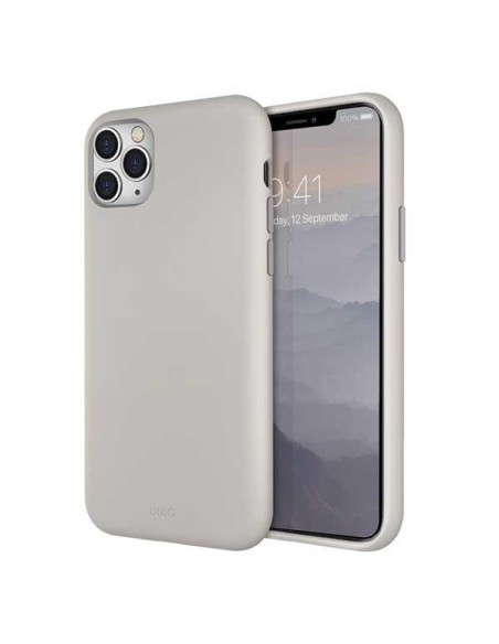 Uniq Lino Hue dėklas, skirtas iPhone 11 Pro Max - smėlio spalvos