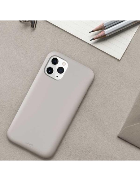 Uniq Lino Hue dėklas, skirtas iPhone 11 Pro Max - smėlio spalvos