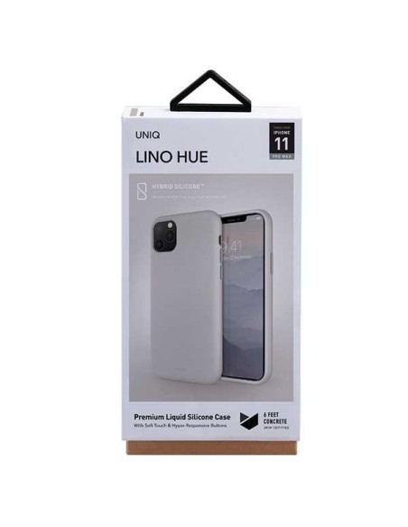Uniq Lino Hue dėklas, skirtas iPhone 11 Pro Max - smėlio spalvos