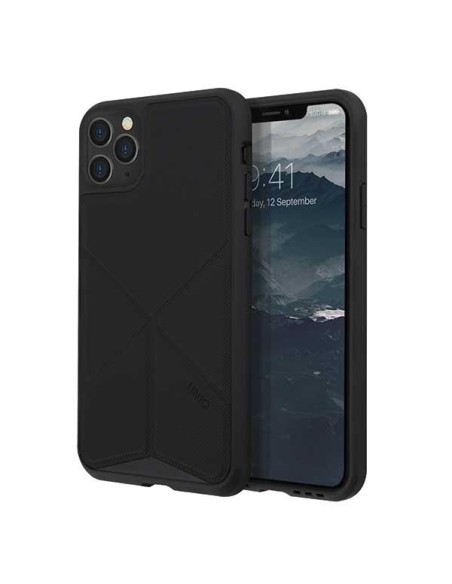 UNIQ Transforma dėklas, skirtas iPhone 11 Pro Max - juodas UNIQ Transforma dėklas, skirtas iPhone 11 Pro Max - juodas