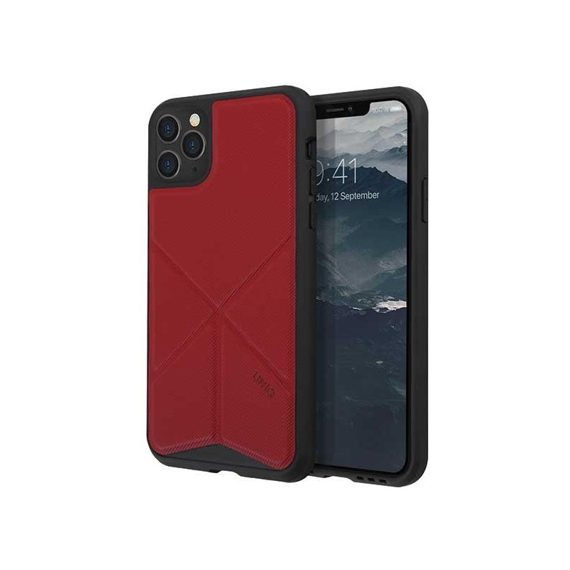 UNIQ Transforma dėklas, skirtas iPhone 11 Pro Max - raudonas