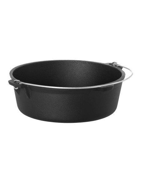 Katilinis ketaus medžioklės puodas ugnies grilio viryklės sk. 31cm 6L + STOVAS Katilinis ketaus medžioklės puodas ugnies grilio viryklės sk. 31cm 6L + STOVAS