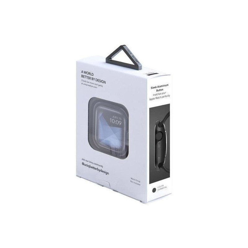 UNIQ Valencia dėklas Apple Watch 4 / 5 / 6 / SE 40mm - pilkas