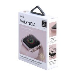 UNIQ Valencia dėklas Apple Watch 4 / 5 / 6 / SE 44mm - rožinė ir auksinė