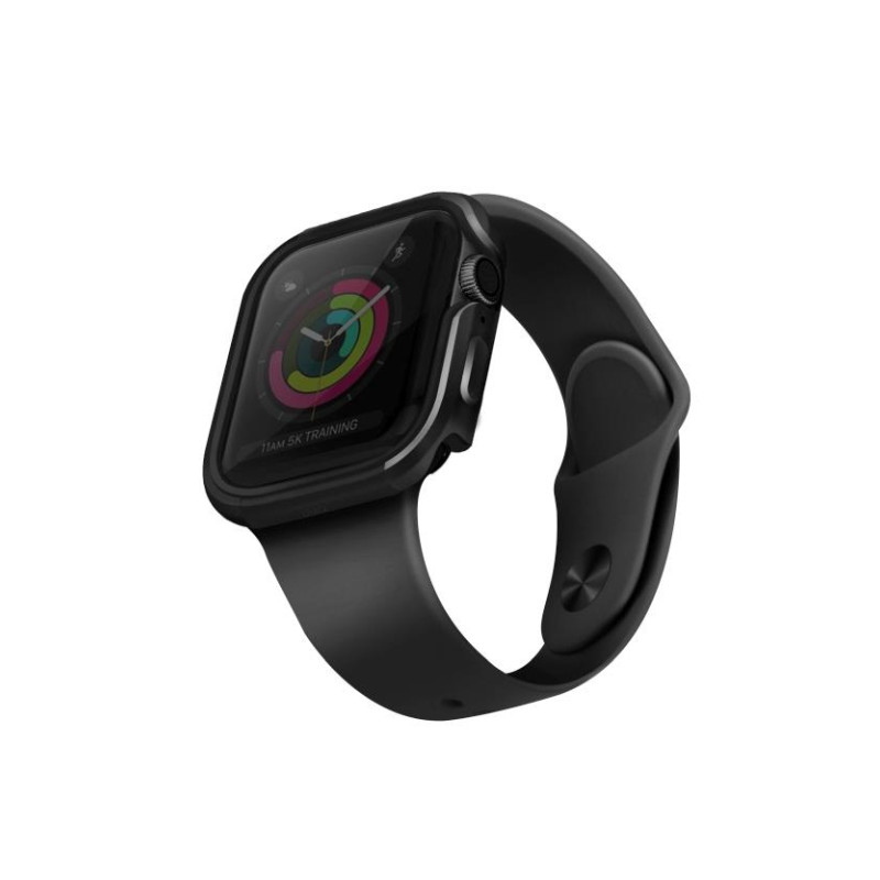UNIQ Valencia dėklas Apple Watch 4 / 5 / 6 / SE 44mm - pilkas UNIQ Valencia dėklas Apple Watch 4 / 5 / 6 / SE 44mm - pilkas