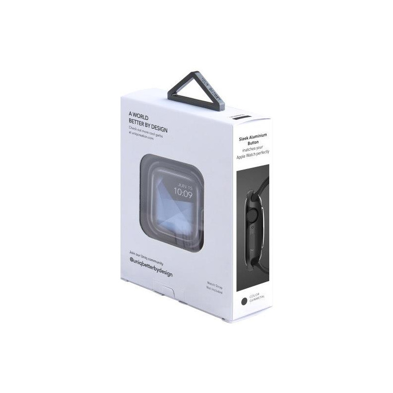 UNIQ Valencia dėklas Apple Watch 4 / 5 / 6 / SE 44mm - pilkas