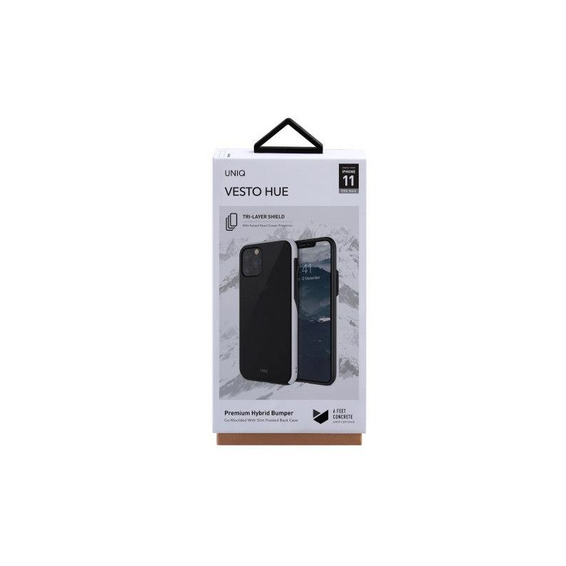 UNIQ Vesto Hue dėklas, skirtas iPhone 11 Pro Max - juodai baltas