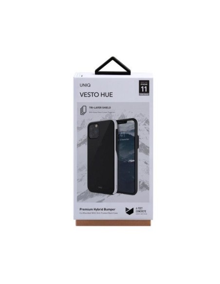 UNIQ Vesto Hue dėklas, skirtas iPhone 11 Pro Max - juodai baltas UNIQ Vesto Hue dėklas, skirtas iPhone 11 Pro Max - juodai baltas