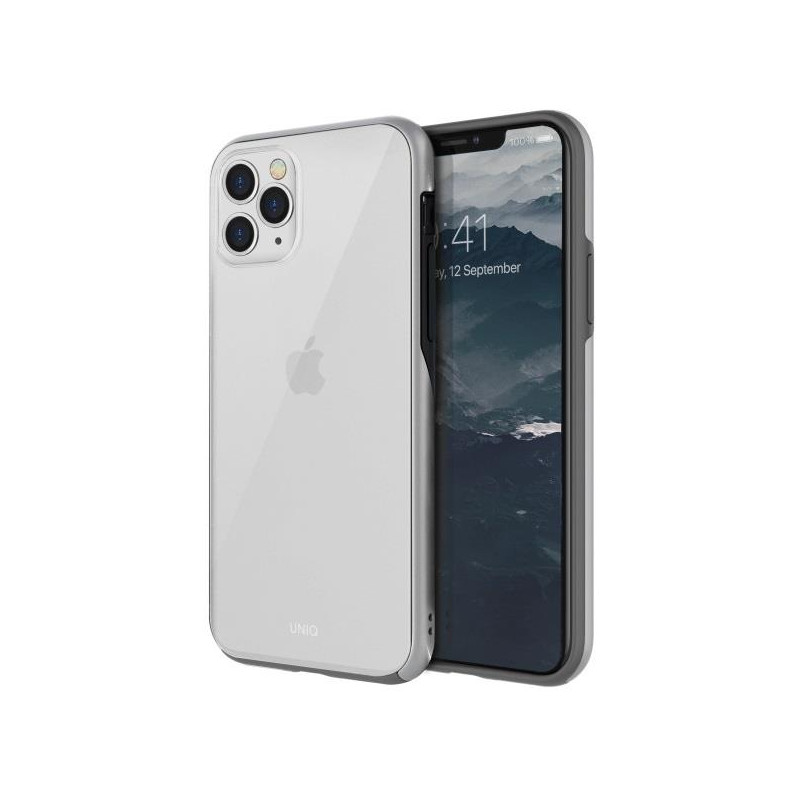 UNIQ Vesto Hue dėklas, skirtas iPhone 11 Pro Max - skaidrus ir sidabrinis