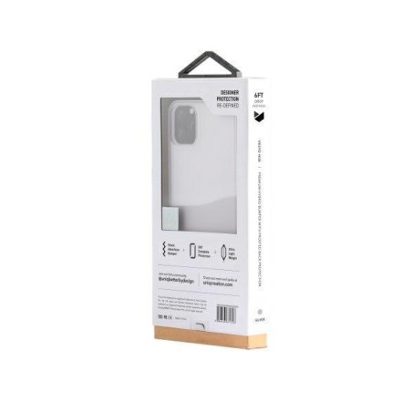 UNIQ Vesto Hue dėklas, skirtas iPhone 11 Pro Max - skaidrus ir sidabrinis UNIQ Vesto Hue dėklas, skirtas iPhone 11 Pro Max - skaidrus ir sidabrinis