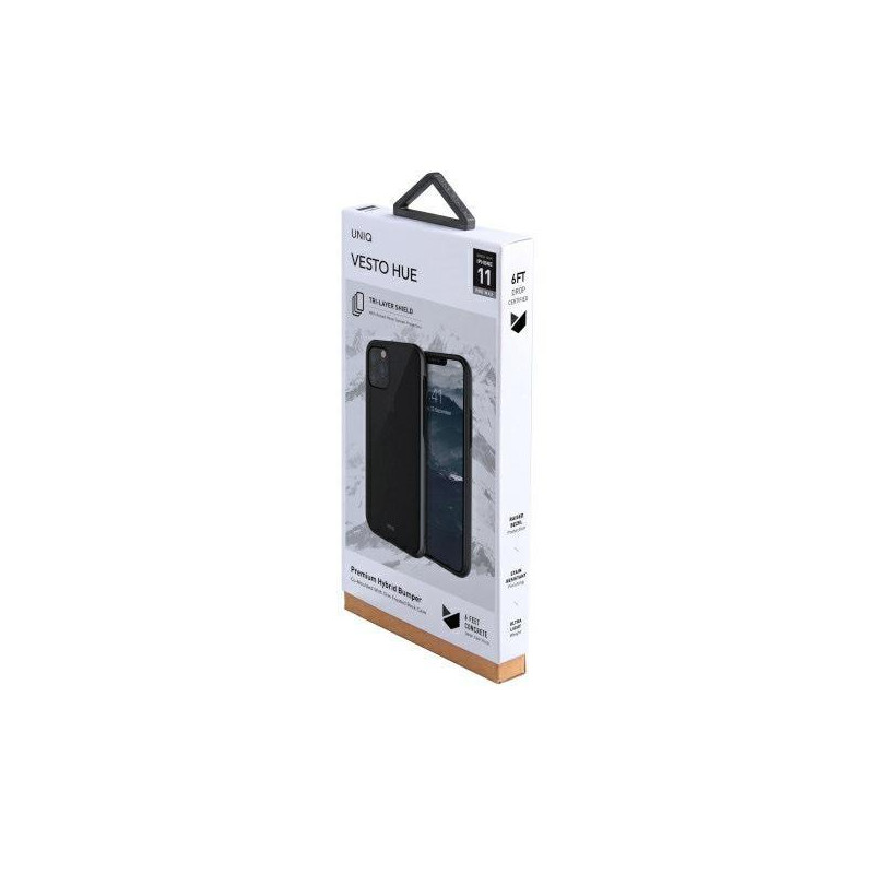 UNIQ Vesto Hue dėklas, skirtas iPhone 11 Pro Max - juodos ir pilkos spalvos