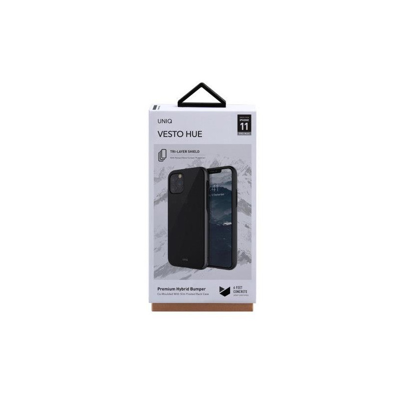 UNIQ Vesto Hue dėklas, skirtas iPhone 11 Pro Max - juodos ir pilkos spalvos