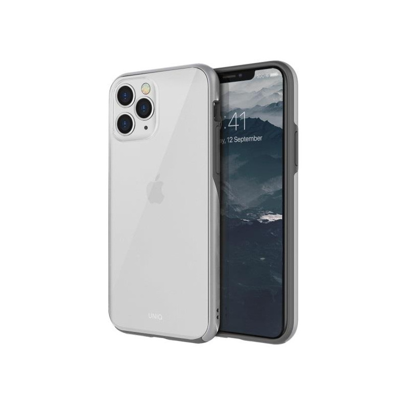 UNIQ Vesto Hue dėklas iPhone 11 Pro - skaidrus ir sidabrinis
