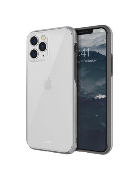 UNIQ Vesto Hue dėklas iPhone 11 Pro - skaidrus ir sidabrinis UNIQ Vesto Hue dėklas iPhone 11 Pro - skaidrus ir sidabrinis