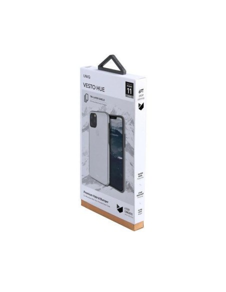 UNIQ Vesto Hue dėklas iPhone 11 Pro - skaidrus ir sidabrinis UNIQ Vesto Hue dėklas iPhone 11 Pro - skaidrus ir sidabrinis