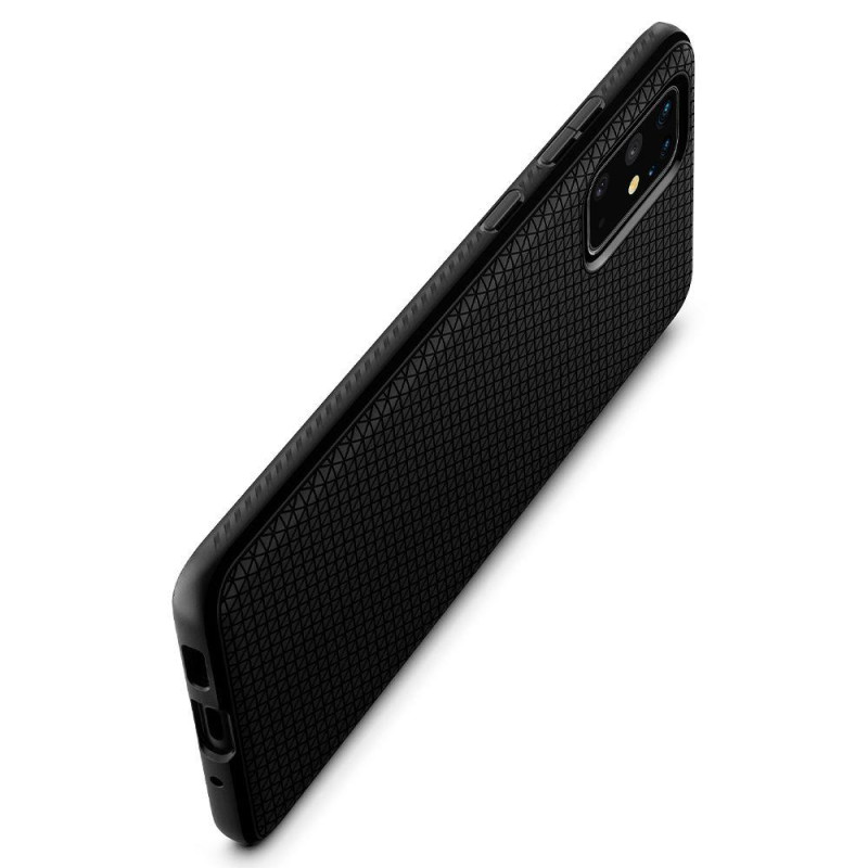 Spigen Liquid Air dėklas, skirtas Samsung Galaxy S20+ - matinė juoda