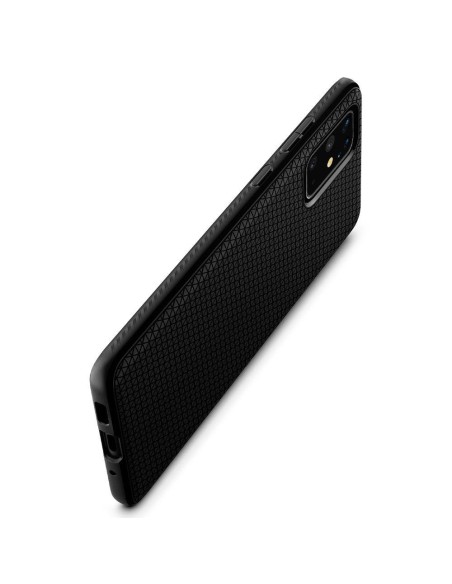 Spigen Liquid Air dėklas, skirtas Samsung Galaxy S20+ - matinė juoda Spigen Liquid Air dėklas, skirtas Samsung Galaxy S20+ - matinė juoda