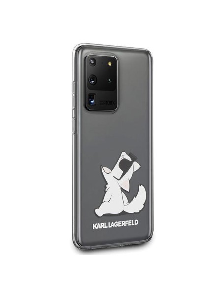 Karl Lagerfeld KLHCS69CFNRC S20 Ultra G988 skaidrus Choupette Fun