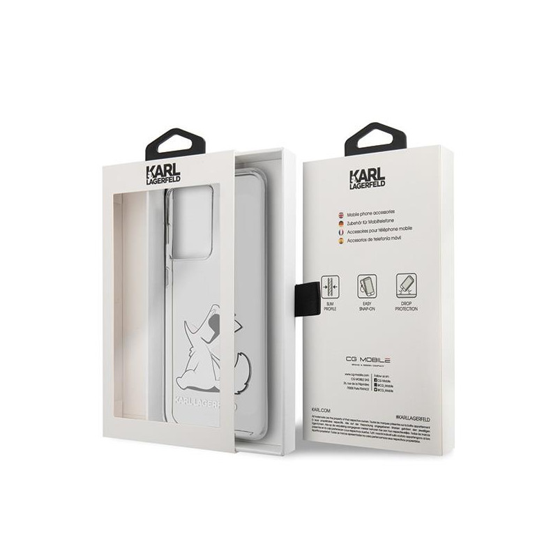 Karl Lagerfeld KLHCS69CFNRC S20 Ultra G988 skaidrus Choupette Fun