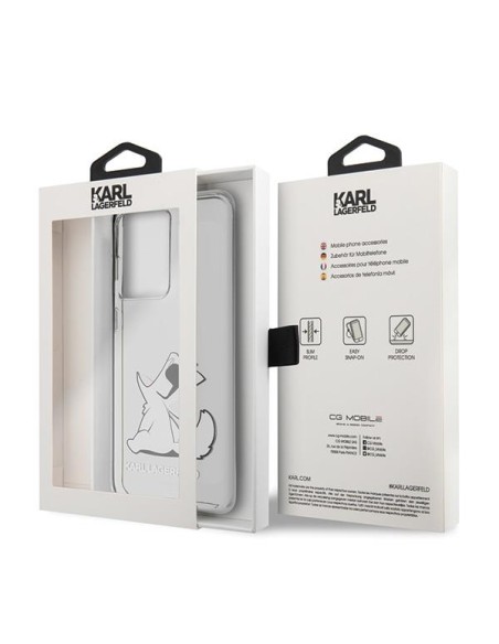 Karl Lagerfeld KLHCS69CFNRC S20 Ultra G988 skaidrus Choupette Fun