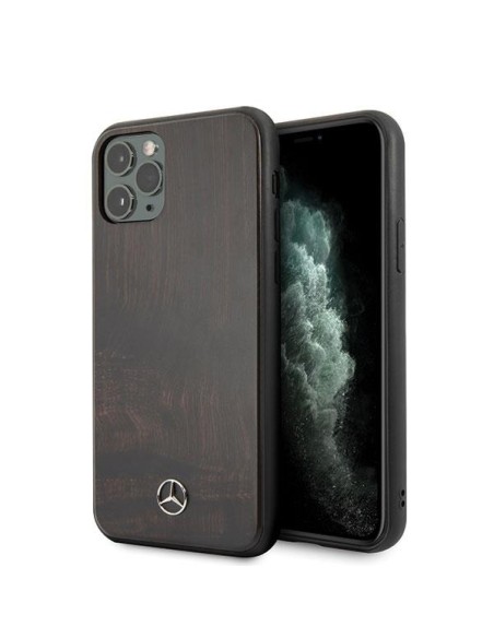 Mercedes Wood Line Rosewood dėklas iPhone 11 Pro Max - rudas Mercedes Wood Line Rosewood dėklas iPhone 11 Pro Max - rudas