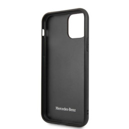 Mercedes Wood Line Walnut dėklas iPhone 11 Pro Max - rudas