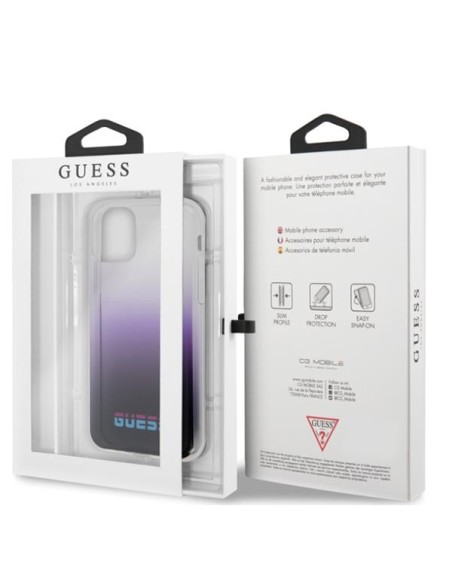 Guess California dėklas, skirtas iPhone 11 Pro Max – violetinis Guess California dėklas, skirtas iPhone 11 Pro Max – violetinis