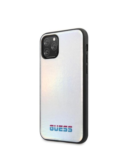 Guess Iridescent dėklas iPhone 11 Pro - sidabrinis Guess Iridescent dėklas iPhone 11 Pro - sidabrinis