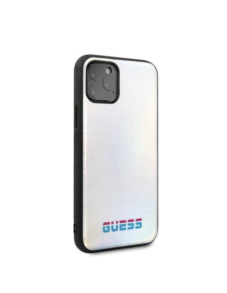Guess Iridescent dėklas iPhone 11 Pro - sidabrinis Guess Iridescent dėklas iPhone 11 Pro - sidabrinis