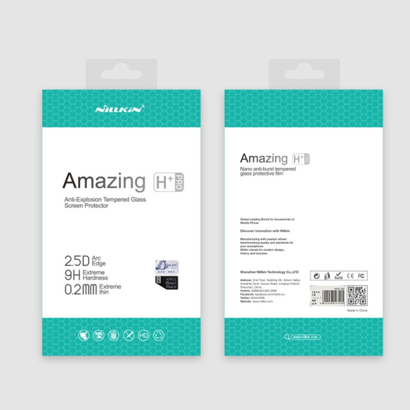 Nillkin Amazing H+ Pro itin plonas grūdintas stiklas AGC 0,2 MM 9H 2,5D Xiaomi Black Shark 3 Pro