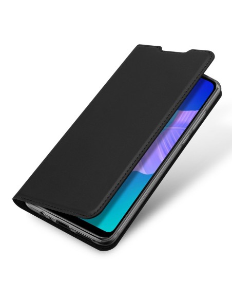 DUX DUCIS Skin Pro dėklo dėklo dangtelis su atvartu Huawei P40 Lite E juodas