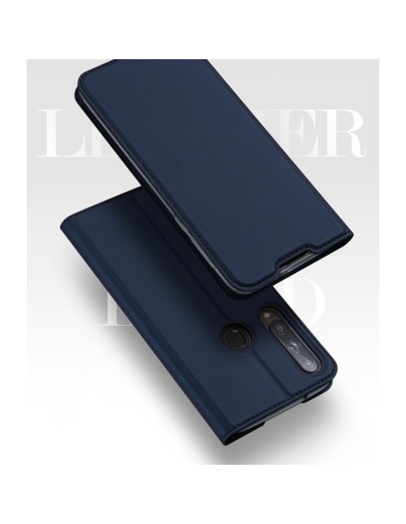 DUX DUCIS Skin Pro dėklo dėklo dangtelis su atvartu Huawei P40 Lite E juodas