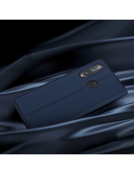 DUX DUCIS Skin Pro dėklo dėklo dangtelis su atvartu Huawei P40 Lite E juodas