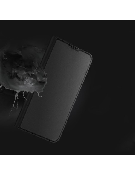 DUX DUCIS Skin Pro dėklo dėklo dangtelis su atvartu Huawei P40 Lite E juodas
