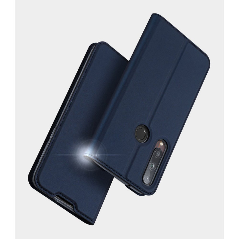 DUX DUCIS Skin Pro dėklo dėklo dangtelis su atvartu Huawei P40 Lite E juodas