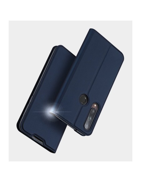 DUX DUCIS Skin Pro dėklo dėklo dangtelis su atvartu Huawei P40 Lite E juodas