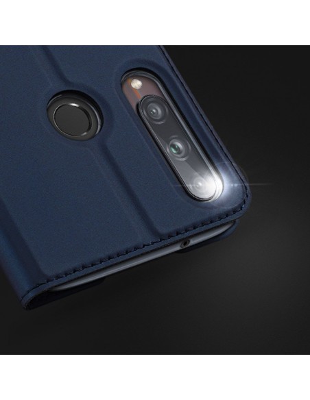 DUX DUCIS Skin Pro dėklo dėklo dangtelis su atvartu Huawei P40 Lite E juodas