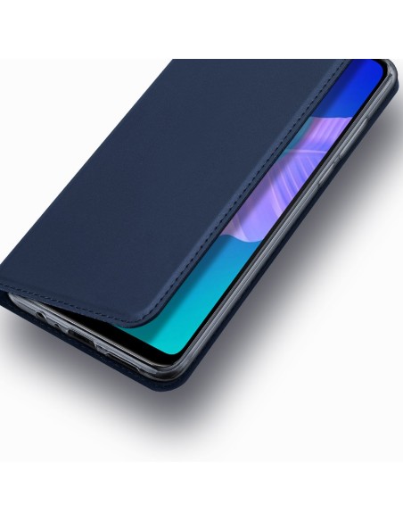 DUX DUCIS Skin Pro dėklo dėklo dangtelis su atvartu Huawei P40 Lite E juodas