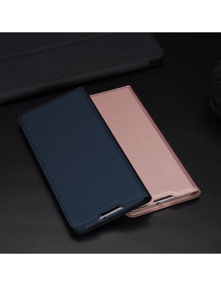 DUX DUCIS Skin Pro dėklo dėklo dangtelis su atvartu Huawei P40 Lite E juodas