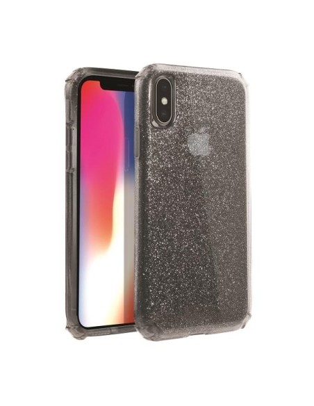 Uniq Clarion Tinsel dėklas, skirtas iPhone Xs Max - juodas Uniq Clarion Tinsel dėklas, skirtas iPhone Xs Max - juodas
