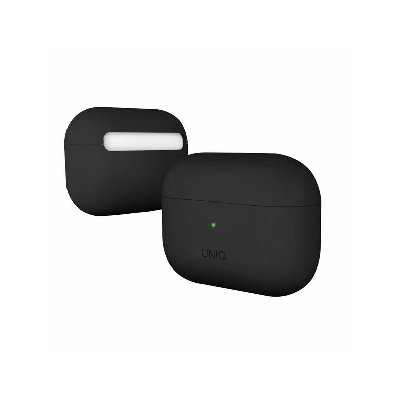 UNIQ Lino silikoninis dėklas, skirtas AirPods Pro - juodas