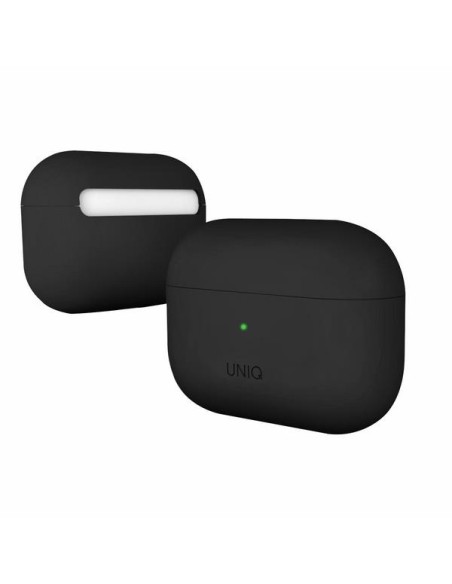 UNIQ Lino silikoninis dėklas, skirtas AirPods Pro - juodas UNIQ Lino silikoninis dėklas, skirtas AirPods Pro - juodas
