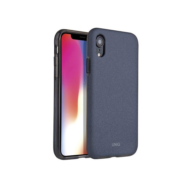 UNIQ Lithos dėklas iPhone Xr - mėlynas UNIQ Lithos dėklas iPhone Xr - mėlynas