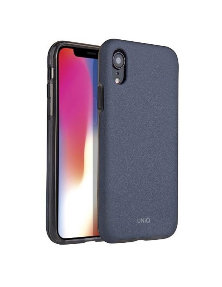 UNIQ Lithos dėklas iPhone Xr - mėlynas UNIQ Lithos dėklas iPhone Xr - mėlynas